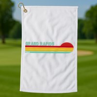 Grand Rapids Retro Michigan Golf Towel
