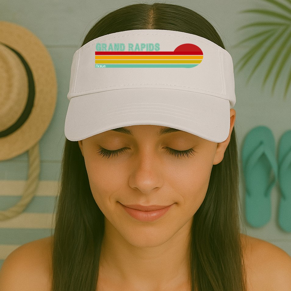 Grand Rapids Retro Michigan Visor