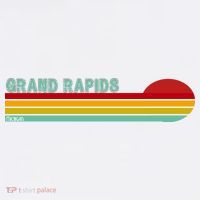 Grand Rapids Retro Michigan Short Acrylic Beanie