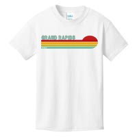 Grand Rapids Retro Michigan Kids T-Shirt