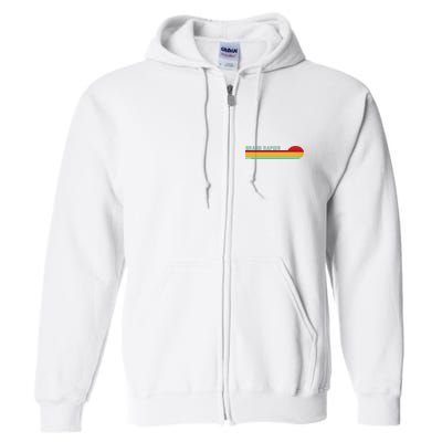 Grand Rapids Retro Michigan Full Zip Hoodie