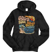 GodS Rocksolid Retro Beach Vbs 2024 Christian Tie Dye Hoodie