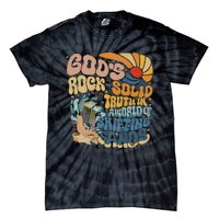 GodS Rocksolid Retro Beach Vbs 2024 Christian Tie-Dye T-Shirt