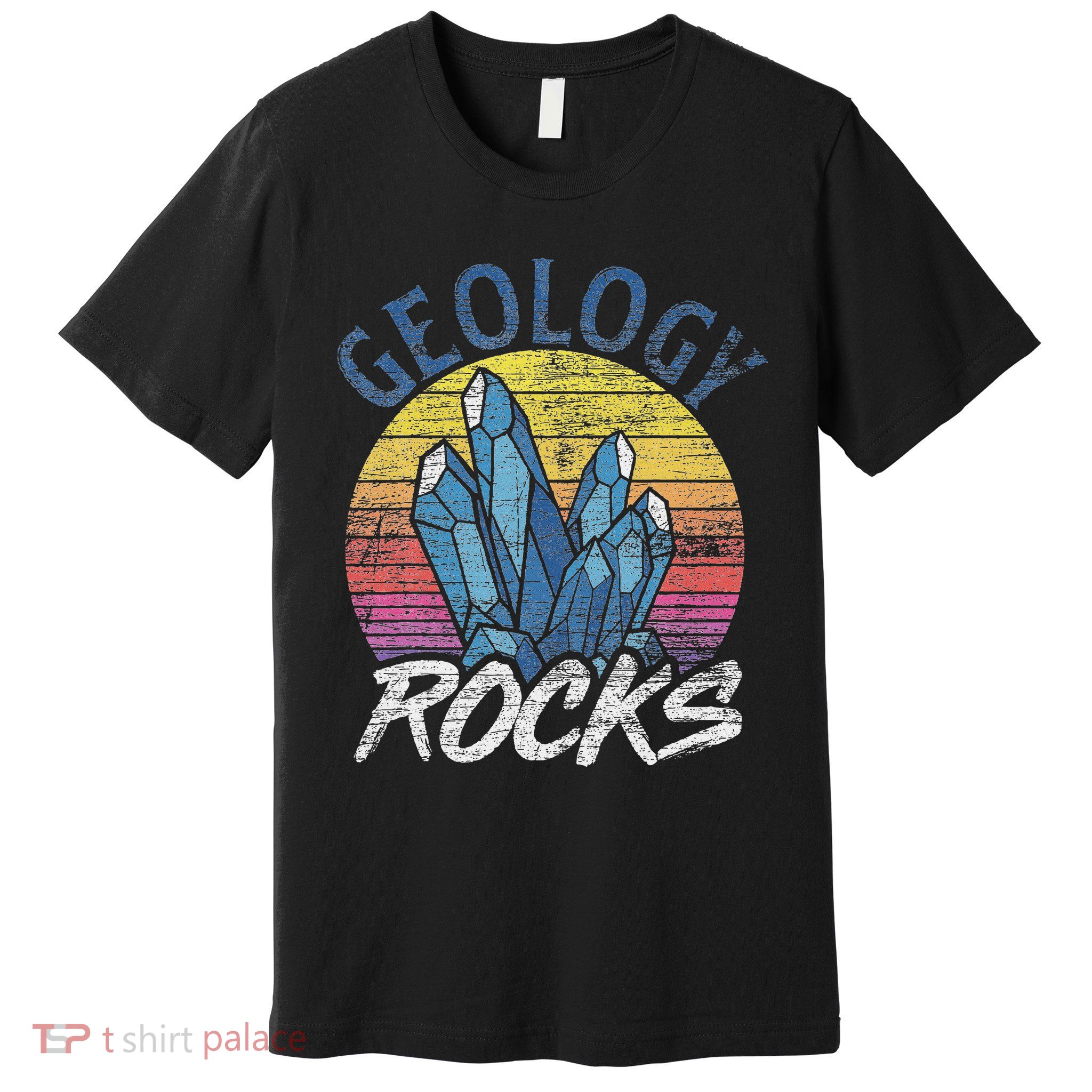 Geology Rocks Retro Geology Premium T-Shirt