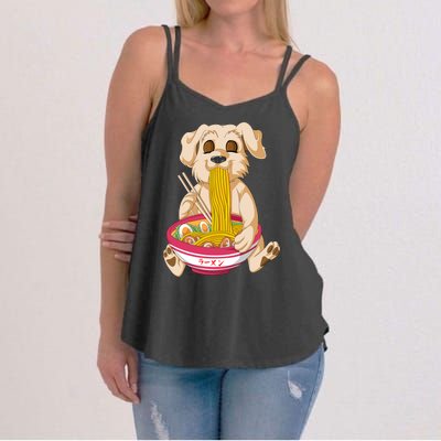 Golden Retriver Ramen Women's Strappy Tank