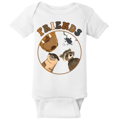 GOTG Rocket Raccoon & Friends Baby Bodysuit