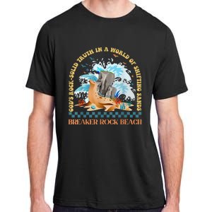 GodS Rocksolid Retro Breaker Rock Beach Vbs 2024 Christian Adult ChromaSoft Performance T-Shirt