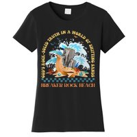 GodS Rocksolid Retro Breaker Rock Beach Vbs 2024 Christian Women's T-Shirt