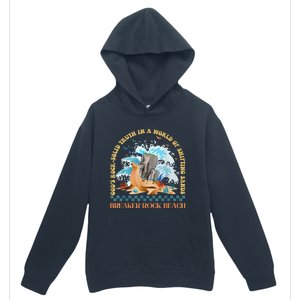 GodS Rocksolid Retro Breaker Rock Beach Vbs 2024 Christian Urban Pullover Hoodie