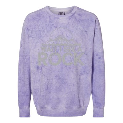 Geology Rockhound Rockhounding Geologist Gift Colorblast Crewneck Sweatshirt