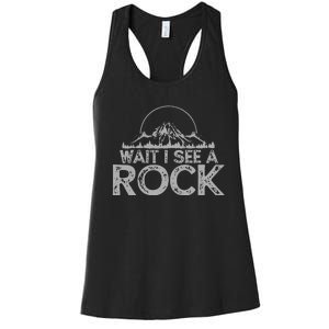 Geology Rockhound Rockhounding Geologist Gift Women's Racerback Tank