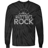 Geology Rockhound Rockhounding Geologist Gift Tie-Dye Long Sleeve Shirt