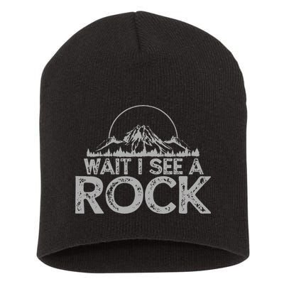 Geology Rockhound Rockhounding Geologist Gift Short Acrylic Beanie