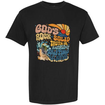 GodS Rocksolid Retro Beach Vbs 2024 Garment-Dyed Heavyweight T-Shirt