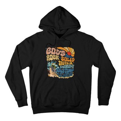 GodS Rocksolid Retro Beach Vbs 2024 Hoodie