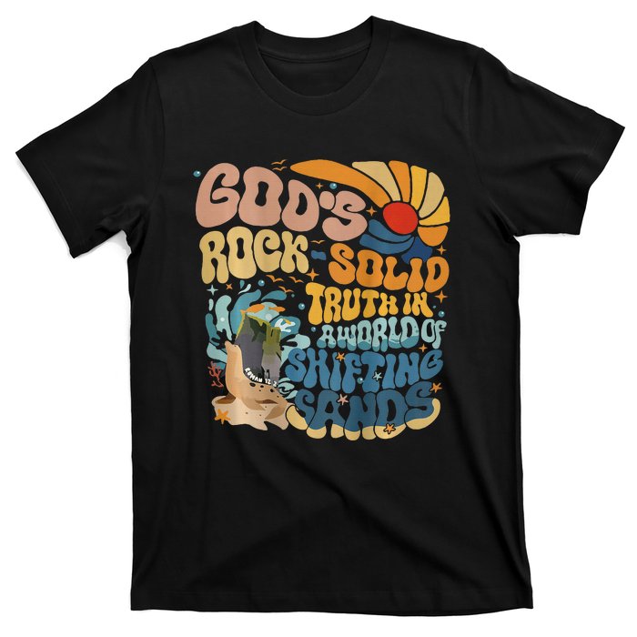 GodS Rocksolid Retro Beach Vbs 2024 T-Shirt