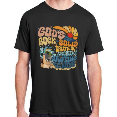 GodS Rocksolid Retro Beach Vbs 2024 Adult ChromaSoft Performance T-Shirt