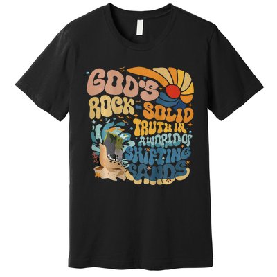 GodS Rocksolid Retro Beach Vbs 2024 Premium T-Shirt