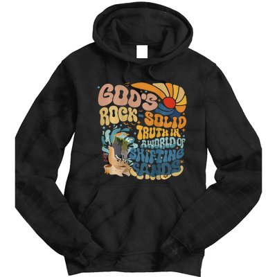 GodS Rocksolid Retro Beach Vbs 2024 Tie Dye Hoodie