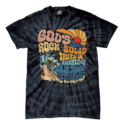 GodS Rocksolid Retro Beach Vbs 2024 Tie-Dye T-Shirt