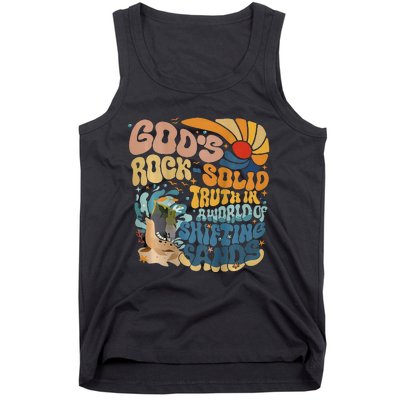 GodS Rocksolid Retro Beach Vbs 2024 Tank Top