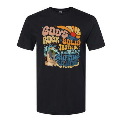 GodS Rocksolid Retro Beach Vbs 2024 Softstyle CVC T-Shirt