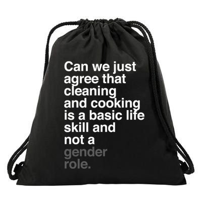 Gender Roles Rights Gift Drawstring Bag