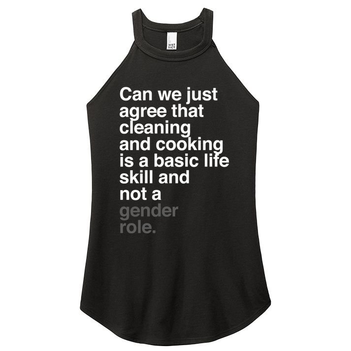 Gender Roles Rights Gift Women's Perfect Tri Rocker Tank