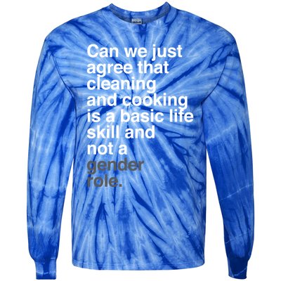 Gender Roles Rights Gift Tie-Dye Long Sleeve Shirt