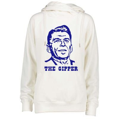 Gipper Ronald Reagan T Shirt Vintage Political T Shirt 80s T Shirt Womens Funnel Neck Pullover Hood