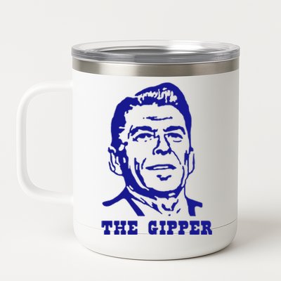 Gipper Ronald Reagan T Shirt Vintage Political T Shirt 80s T Shirt 12 oz Stainless Steel Tumbler Cup