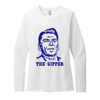 Gipper Ronald Reagan T Shirt Vintage Political T Shirt 80s T Shirt Womens CVC Long Sleeve Shirt