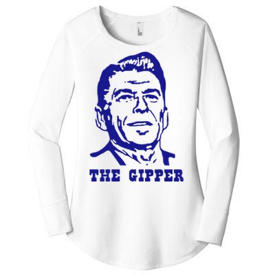 Gipper Ronald Reagan T Shirt Vintage Political T Shirt 80s T Shirt Women's Perfect Tri Tunic Long Sleeve Shirt