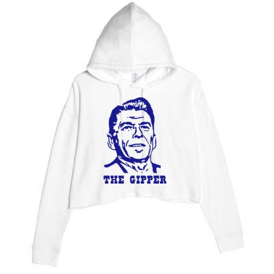 Gipper Ronald Reagan T Shirt Vintage Political T Shirt 80s T Shirt Crop Fleece Hoodie