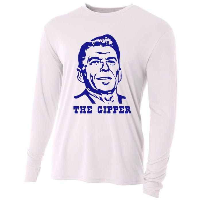 Gipper Ronald Reagan T Shirt Vintage Political T Shirt 80s T Shirt Cooling Performance Long Sleeve Crew