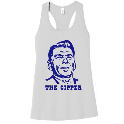 Gipper Ronald Reagan T Shirt Vintage Political T Shirt 80s T Shirt Women's Racerback Tank