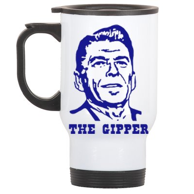 Gipper Ronald Reagan T Shirt Vintage Political T Shirt 80s T Shirt Stainless Steel Travel Mug