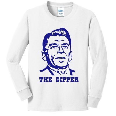 Gipper Ronald Reagan T Shirt Vintage Political T Shirt 80s T Shirt Kids Long Sleeve Shirt