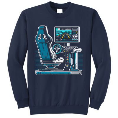 Gaming Racer Race Car Simulation Sim Racing Sweatshirt