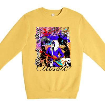 Guitar Rock Star Hero Classic Premium Crewneck Sweatshirt