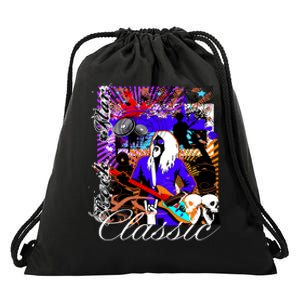 Guitar Rock Star Hero Classic Drawstring Bag