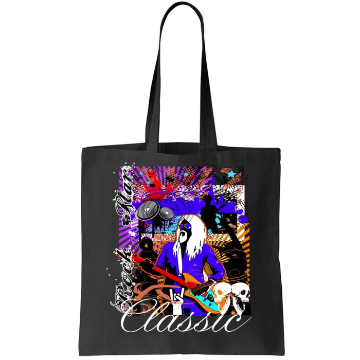 Guitar Rock Star Hero Classic Tote Bag