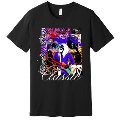 Guitar Rock Star Hero Classic Premium T-Shirt