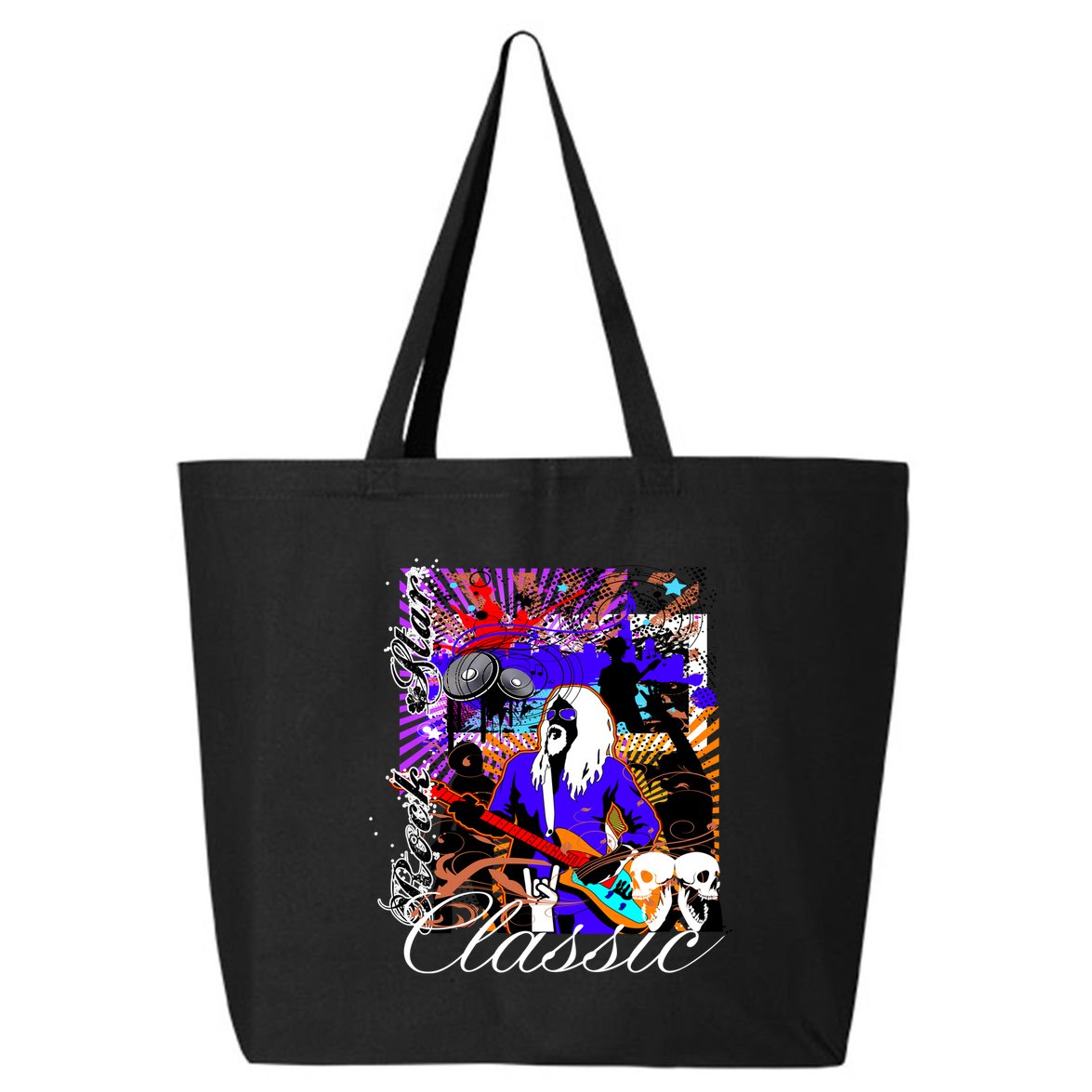 Guitar Rock Star Hero Classic 25L Jumbo Tote