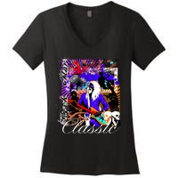 Guitar Rock Star Hero Classic Women's V-Neck T-Shirt