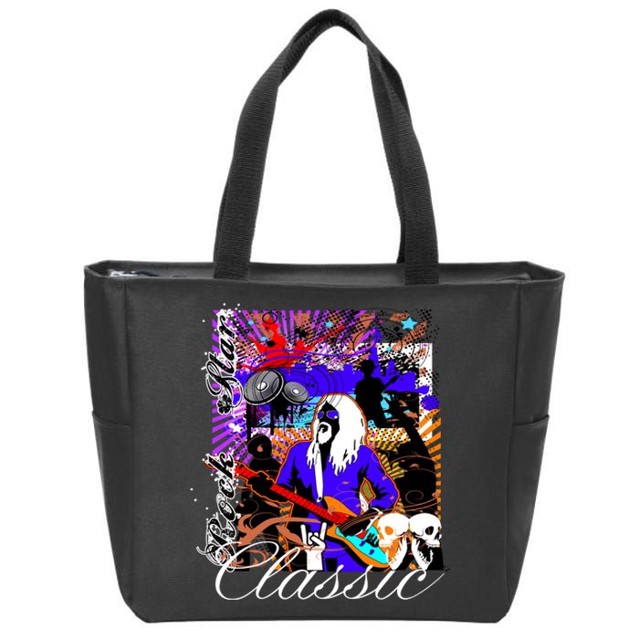 Guitar Rock Star Hero Classic Zip Tote Bag