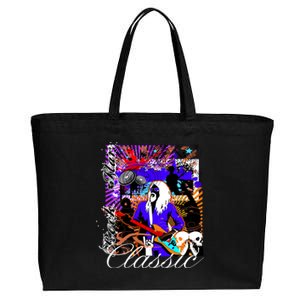 Guitar Rock Star Hero Classic Cotton Canvas Jumbo Tote