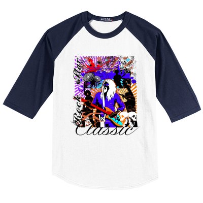 Guitar Rock Star Hero Classic Baseball Sleeve Shirt