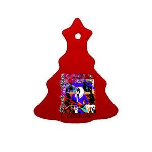 Guitar Rock Star Hero Classic Ceramic Tree Ornament