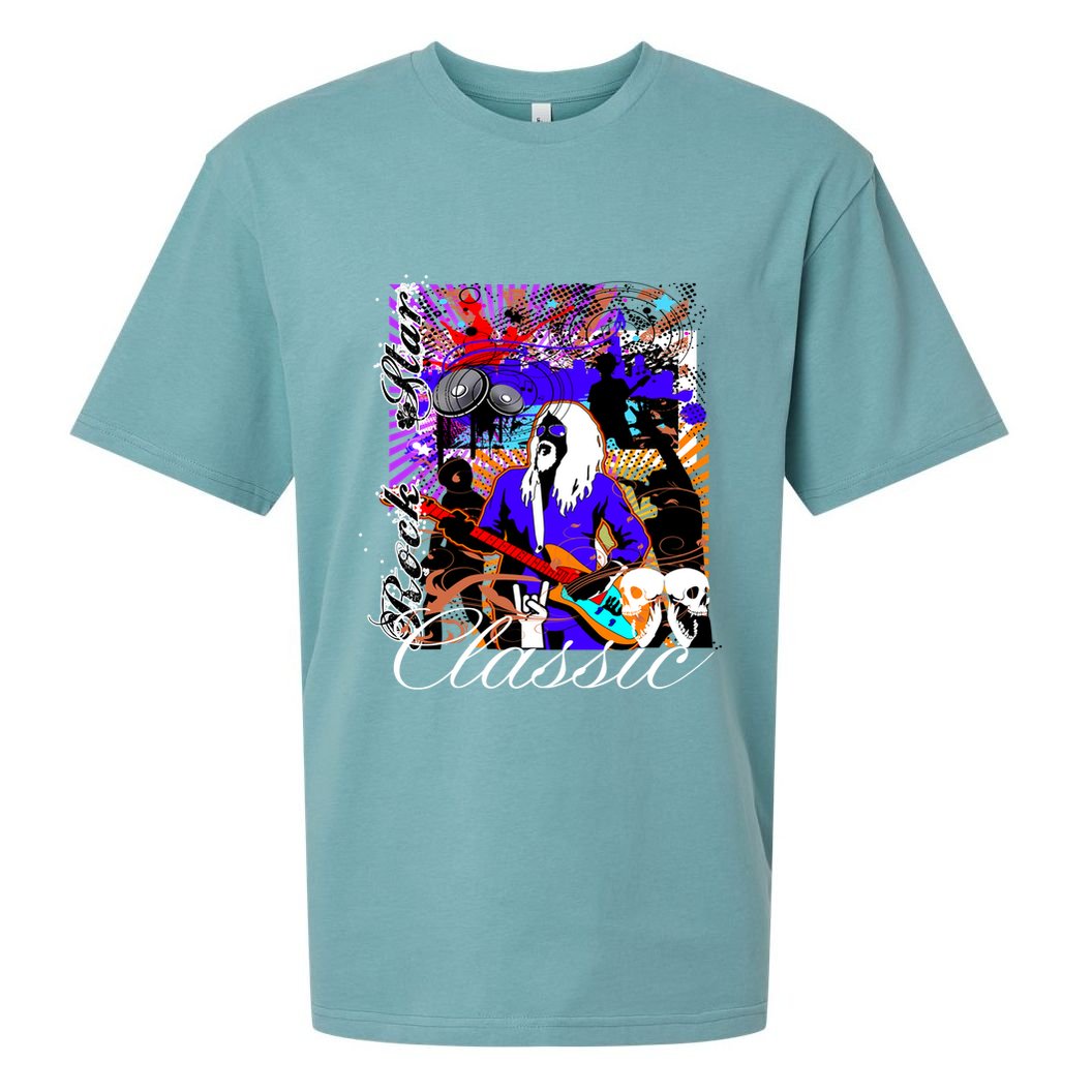Guitar Rock Star Hero Classic Sueded Cloud Jersey T-Shirt